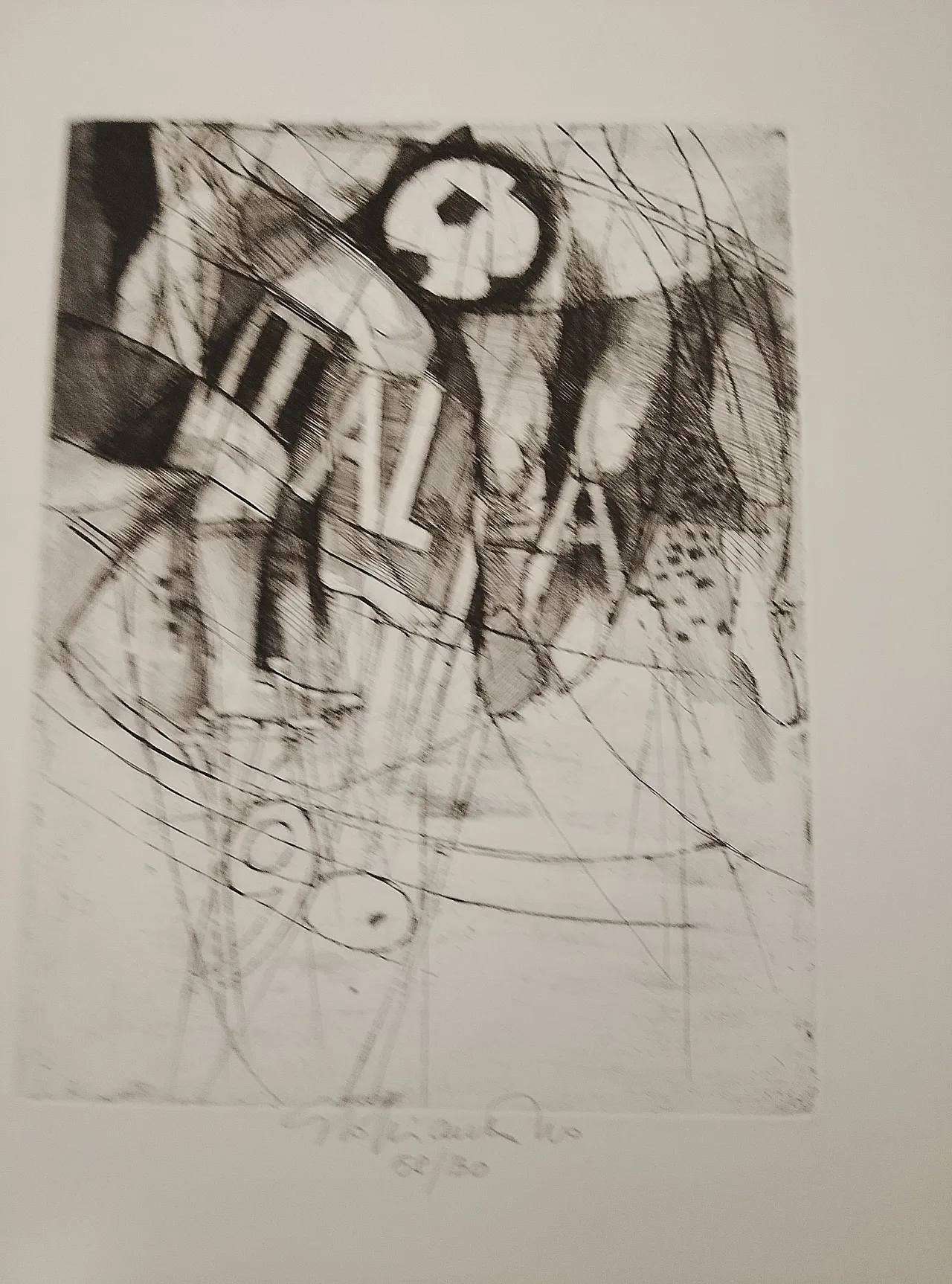 Etchings "Italia 90" by Giacomo Soffiantino 3